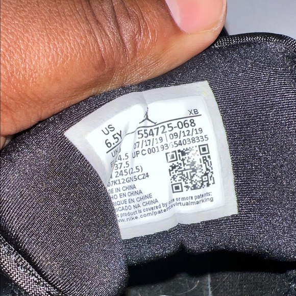 Nike Air Jordan 1 Mid - Black/Royal Blue 6.5Y - Picture 7 of 14